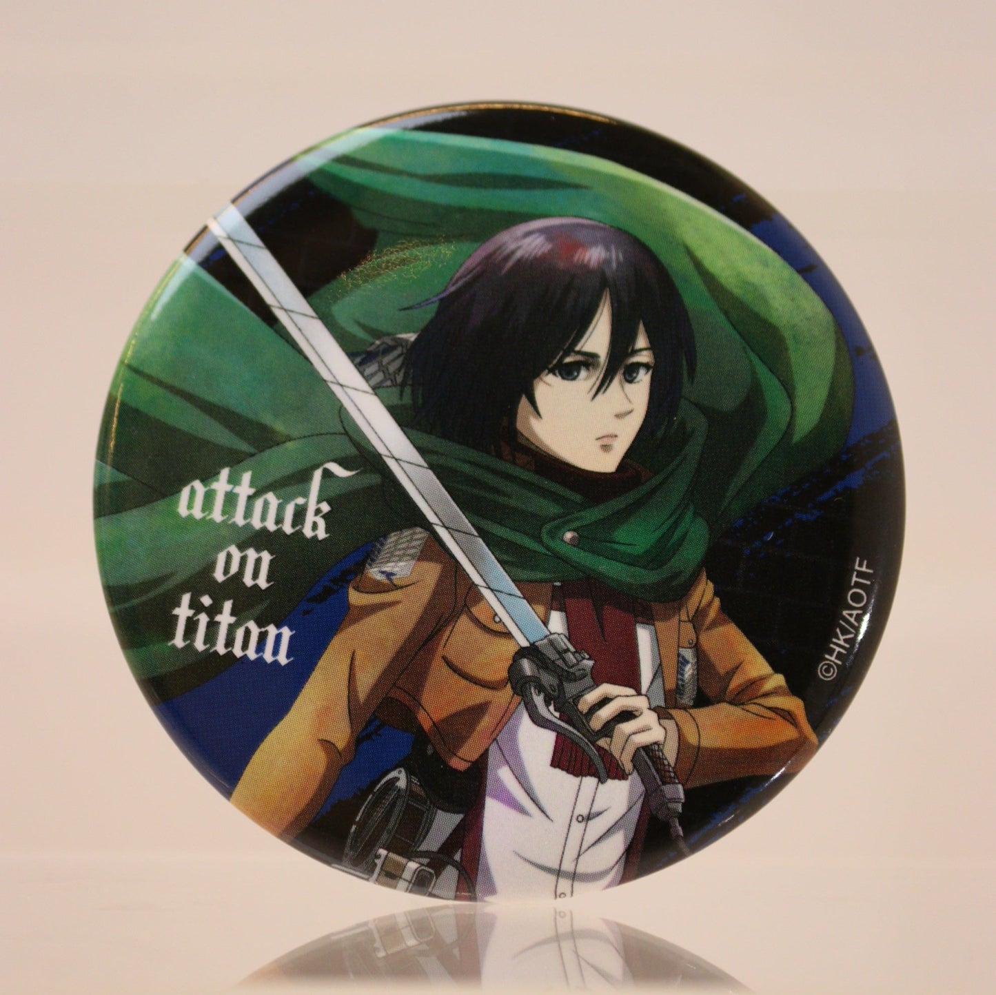 Attack on Titan - Be determined can badge