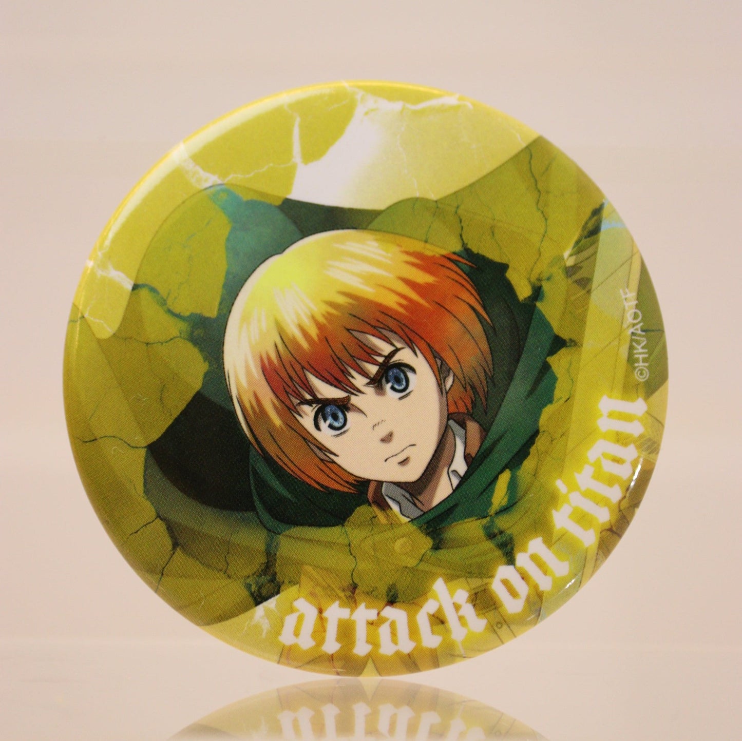 Attack on Titan - Be determined can badge