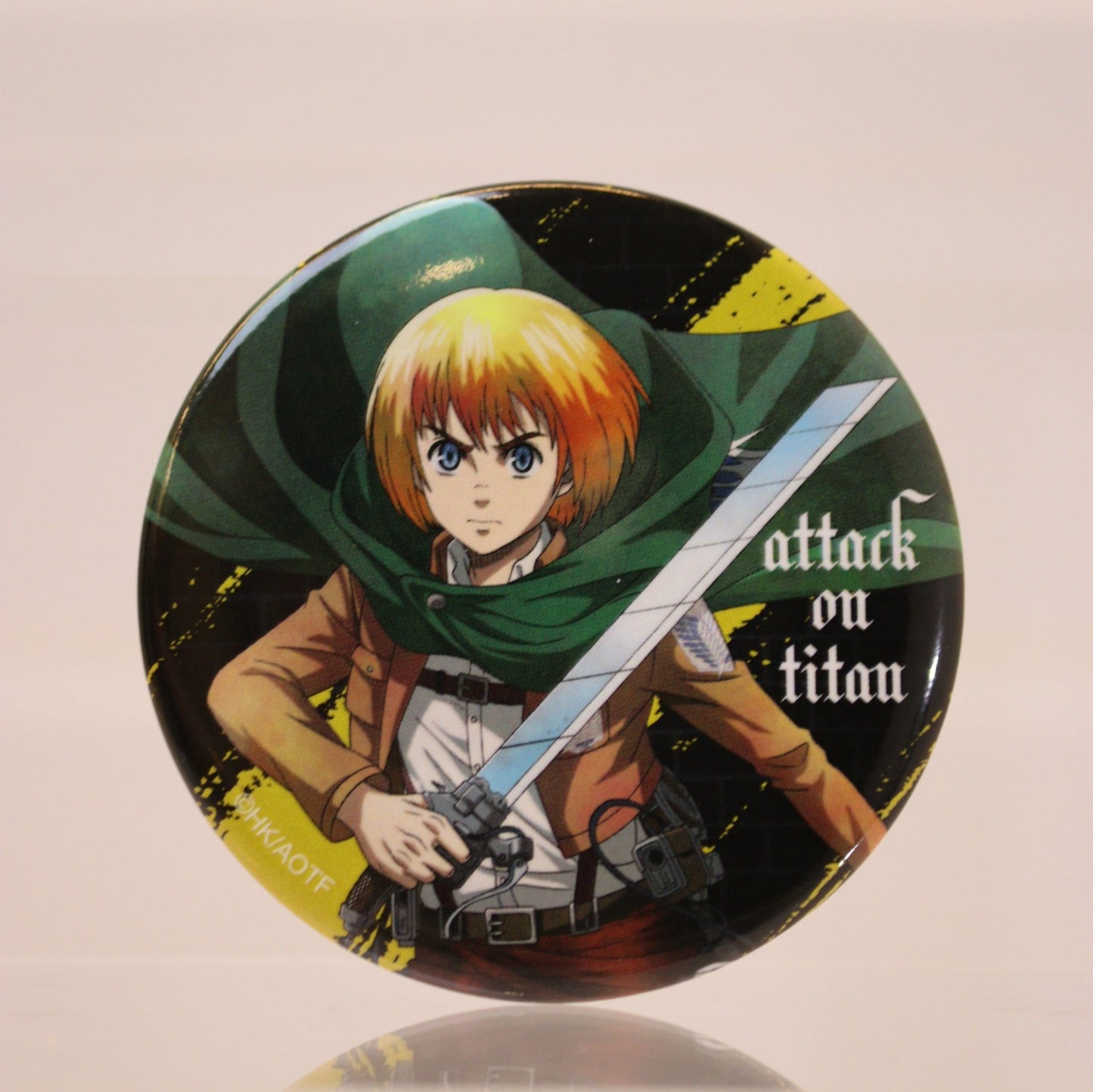 Attack on Titan - Be determined can badge