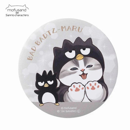 Mofusand - Mofusand x Sanrio Characters Matte Can Badge Collection