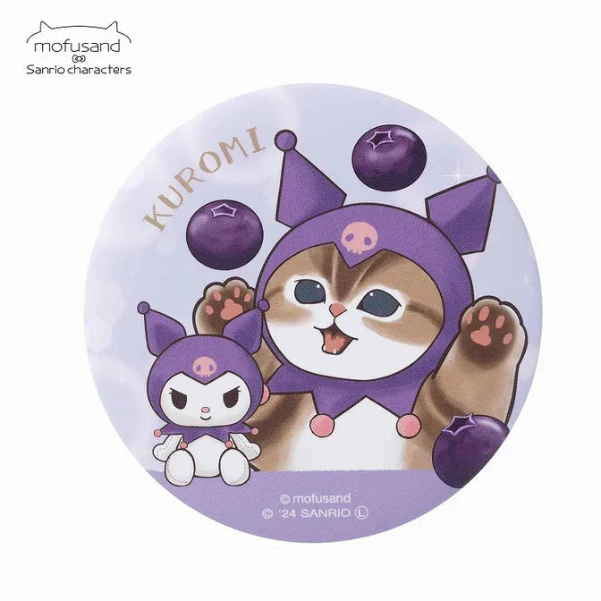 Mofusand - Mofusand x Sanrio Characters Matte Can Badge Collection